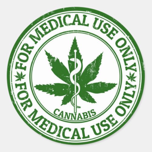 Medicinal plant therapy classic round sticker