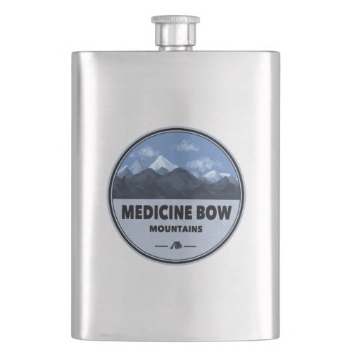 Medicine Bow Mountains Colorado Wyoming Camping Flask