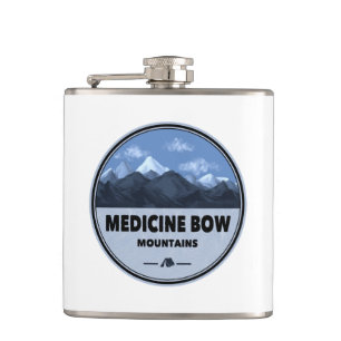 Medicine Bow Mountains Colorado Wyoming Camping Flask