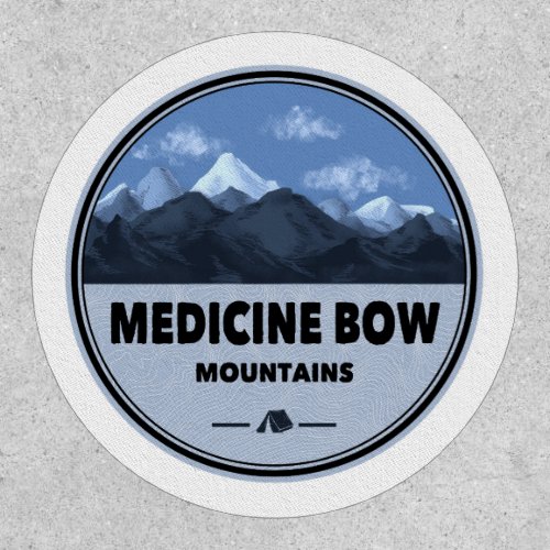 Medicine Bow Mountains Colorado Wyoming Camping Patch