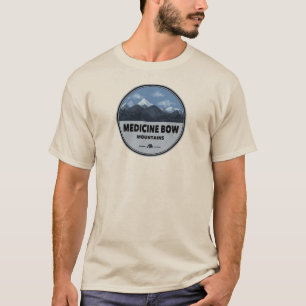 Medicine Bow Mountains Colorado Wyoming Camping T-Shirt