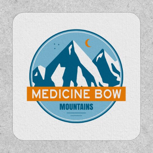 Medicine Bow Mountains Colorado Wyoming Patch