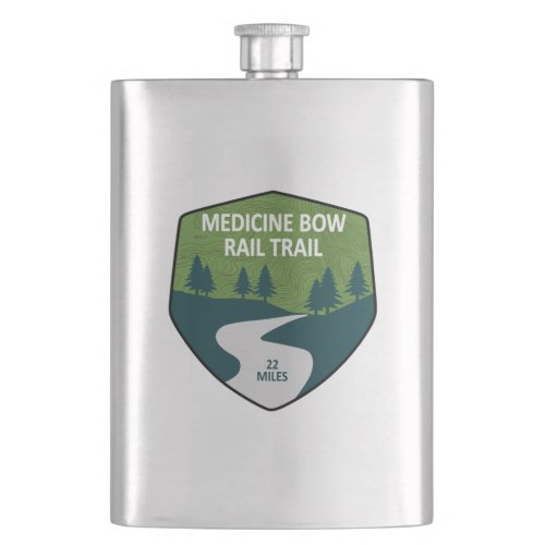 Medicine Bow Rail Trail Flask