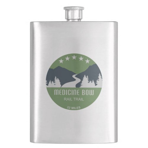 Medicine Bow Rail Trail Flask