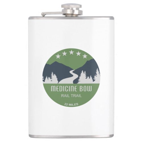 Medicine Bow Rail Trail Flask