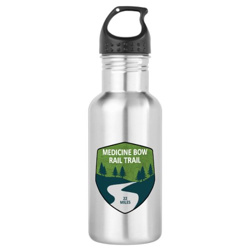 Medicine Bow Rail Trail Stainless Steel Water Bottle