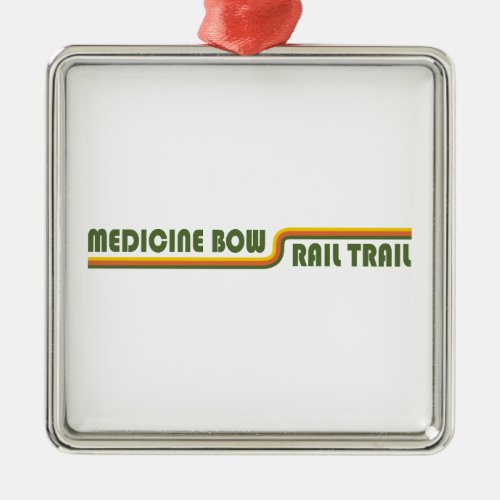 Medicine Bow Rail Trail Wyoming Metal Ornament