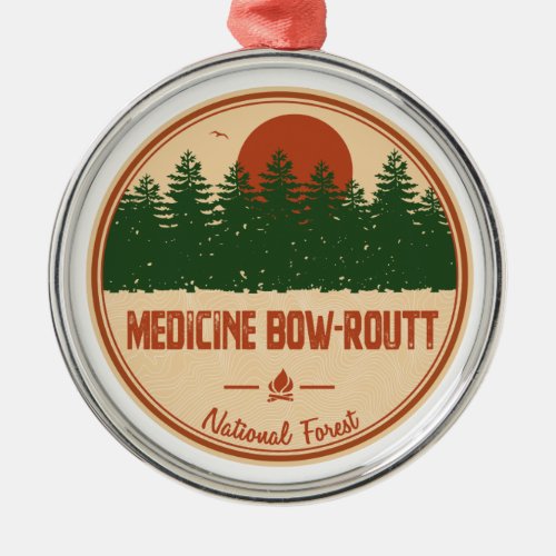 Medicine Bow_Routt National Forest Metal Ornament