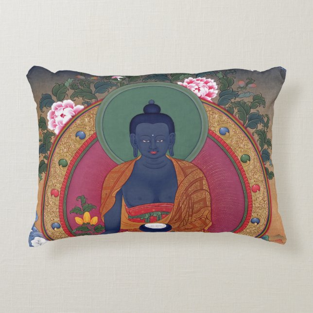 Medicine Buddha Good Sleep Pillow (Front)