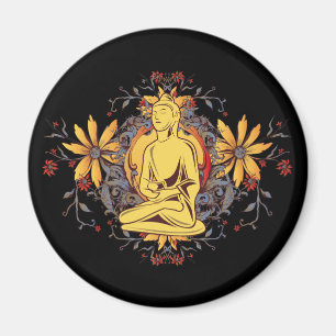 Medicine Buddha in Meditation Magnet