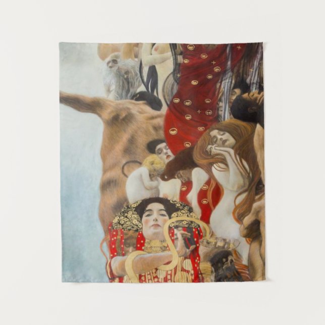 Medicine By Gustav Klimt Tapestry (Front)