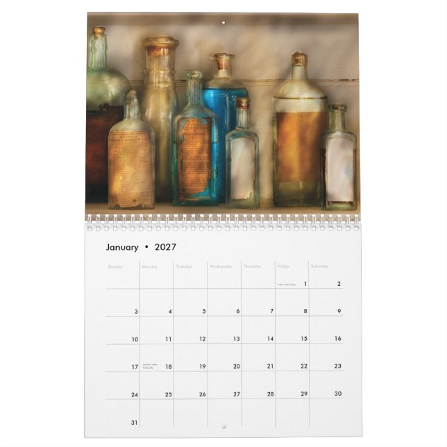 Medicine Calendar (Jan 2027)