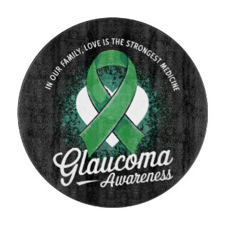 Medicine Glaucoma Awareness Cutting Board