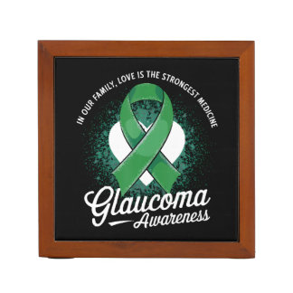 Medicine Glaucoma Awareness Desk Organizer