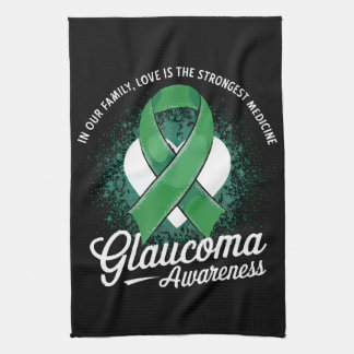 Medicine Glaucoma Awareness Kitchen Towel