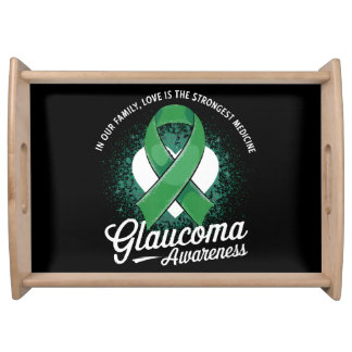 Medicine Glaucoma Awareness Serving Tray