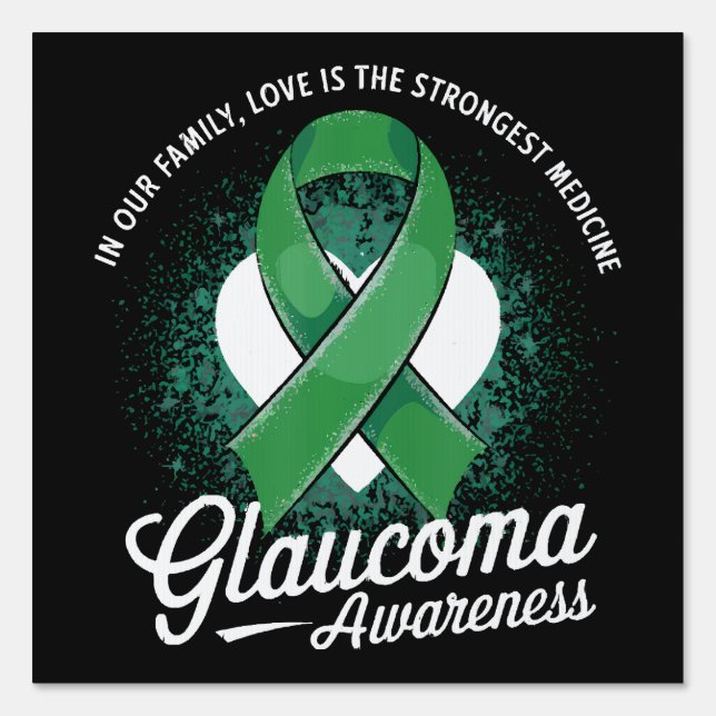 Medicine Glaucoma Awareness Sign (Front)