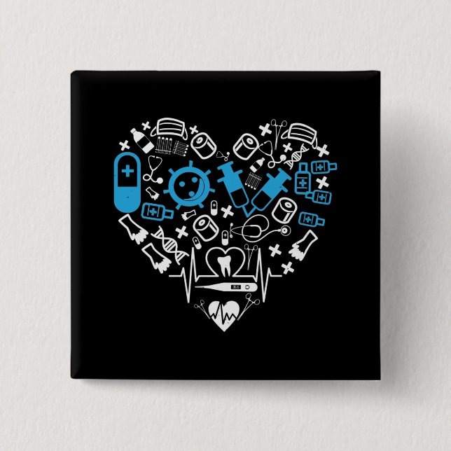 Medicine - Heart From Medicine Equipment Button (Front)