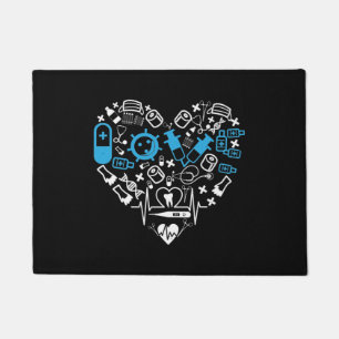 Medicine - Heart From Medicine Equipment Doormat