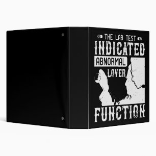 Medicine - Lab Test Shows Abnormal Lover 3 Ring Binder