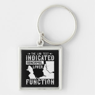 Medicine - Lab Test Shows Abnormal Lover Keychain