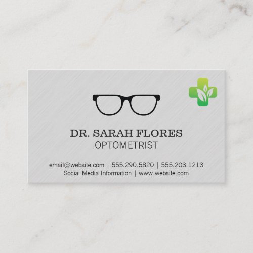 Medicine Logo  Glasses Business Card