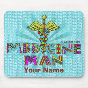 Medicine man mouse pad