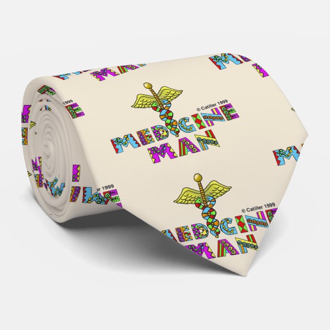 Medicine Man Neck Tie (Rolled)