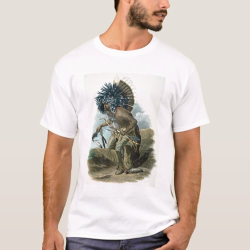 Medicine man of the Mandan tribe in the costume of T_Shirt