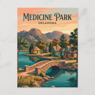 Medicine Park USA Postcard