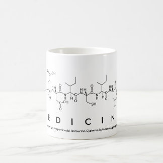 Medicine peptide word mug