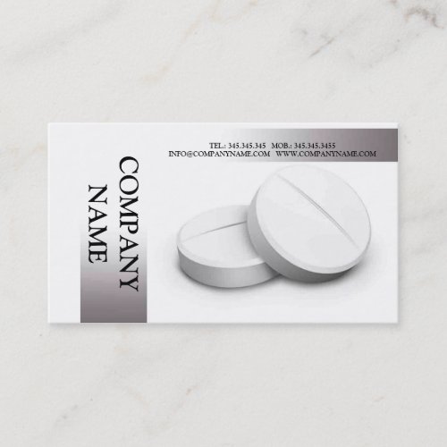 Medicine / Pharmacy / Pharmacist Business Card