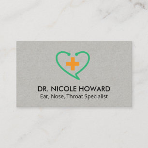 Medicine Stethoscope Health Doctor Business Card