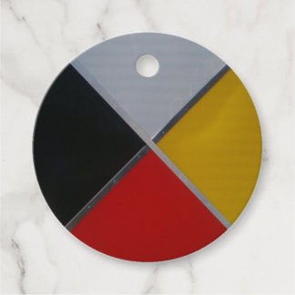 Medicine Wheel Favor Tags
