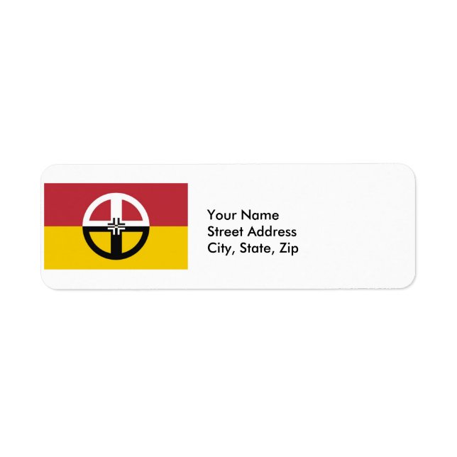Medicine Wheel Return Address Label (Front)