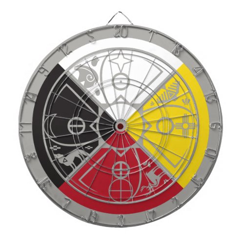 medicine wheel sacred hoop dart board