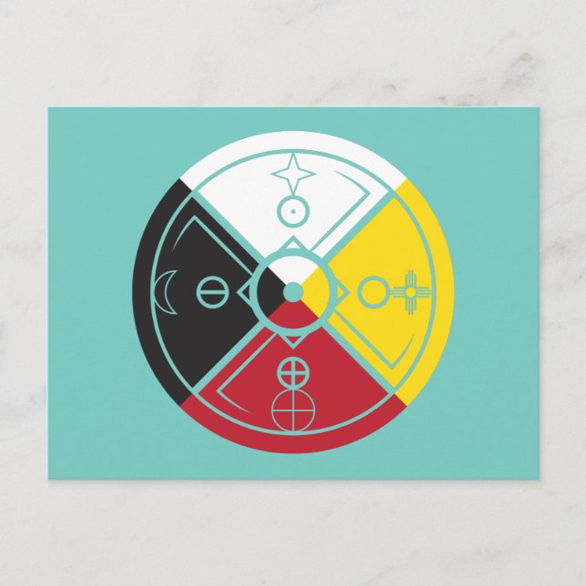Medicine Wheel : Sacred Hoop Postcard (Front)