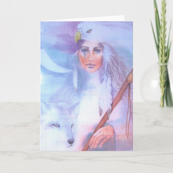 medicine woman card Zazzle