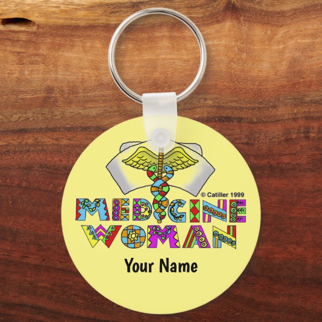 Medicine woman  keychain (Front)