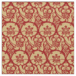 Medieval 15th Century Floral Brocade Pattern Fabric