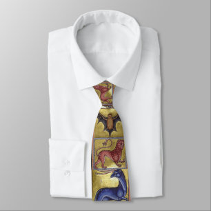 Medieval Aberdeen Bestiary Black Neck Tie