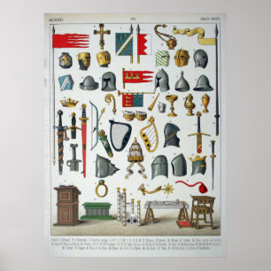 Medieval Accessories Poster