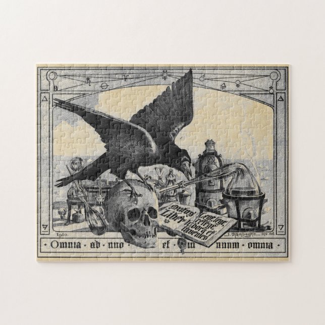 Medieval Alchemy Laboratory Jigsaw Puzzle (Horizontal)