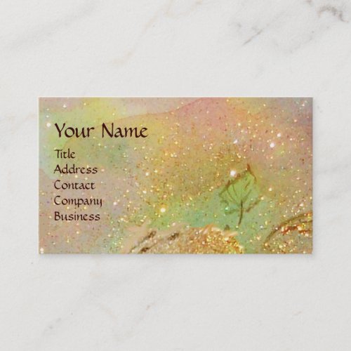 MEDIEVAL ALLEY BY NIGHT IN FLORENCE BUSINESS CARD