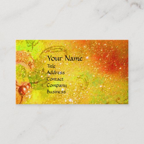 MEDIEVAL ALLEY BY NIGHT IN FLORENCE BUSINESS CARD