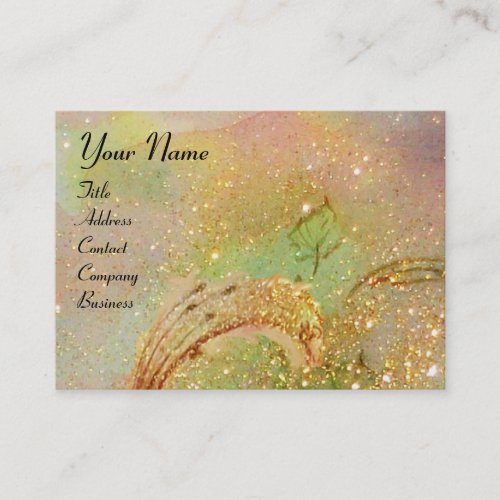 MEDIEVAL ALLEY BY NIGHT IN FLORENCE BUSINESS CARD