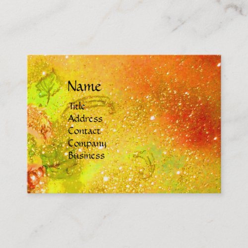 MEDIEVAL ALLEY BY NIGHT IN FLORENCE BUSINESS CARD