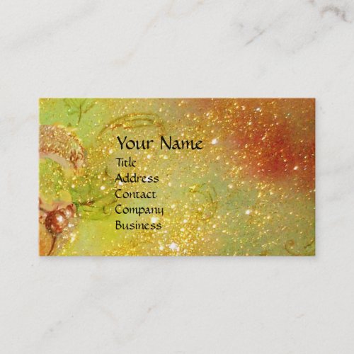 MEDIEVAL ALLEY BY NIGHT IN FLORENCE BUSINESS CARD