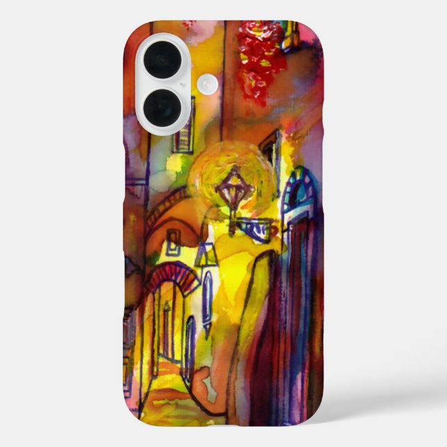 MEDIEVAL ALLEY BY NIGHT IN FLORENCE   Case-Mate SA Case-Mate iPhone Case (Back)
