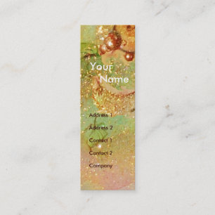 MEDIEVAL ALLEY BY NIGHT IN FLORENCE MINI BUSINESS CARD
